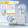 Muxce Portable Cooling Mini Air Conditioner Fan 2026 New Foldable Rechargeable Long Battery Life Low Noise Handheld Strong Power