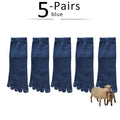5 Pairs Winter Wool Toe Short Socks Man Solid Soft Elastic Endurable Sweat-Absorbing Thick Thermal Keep Warm 5 Finger Socks