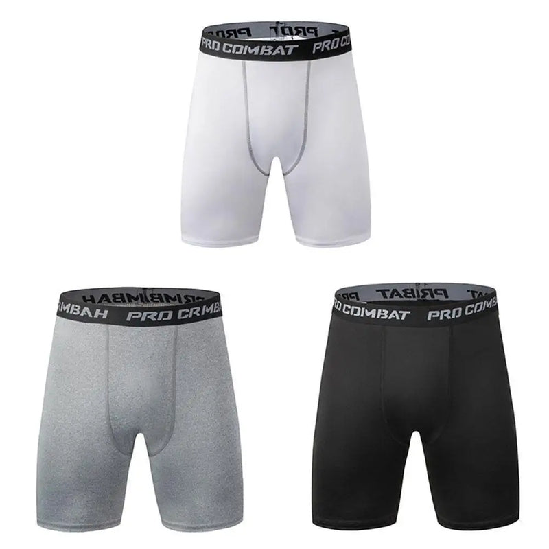 Mens Compression Pants Tights Cool Dry Leggings Sports Baselayer Running Tights Basketball Quick-drying Fitness Training Shorts