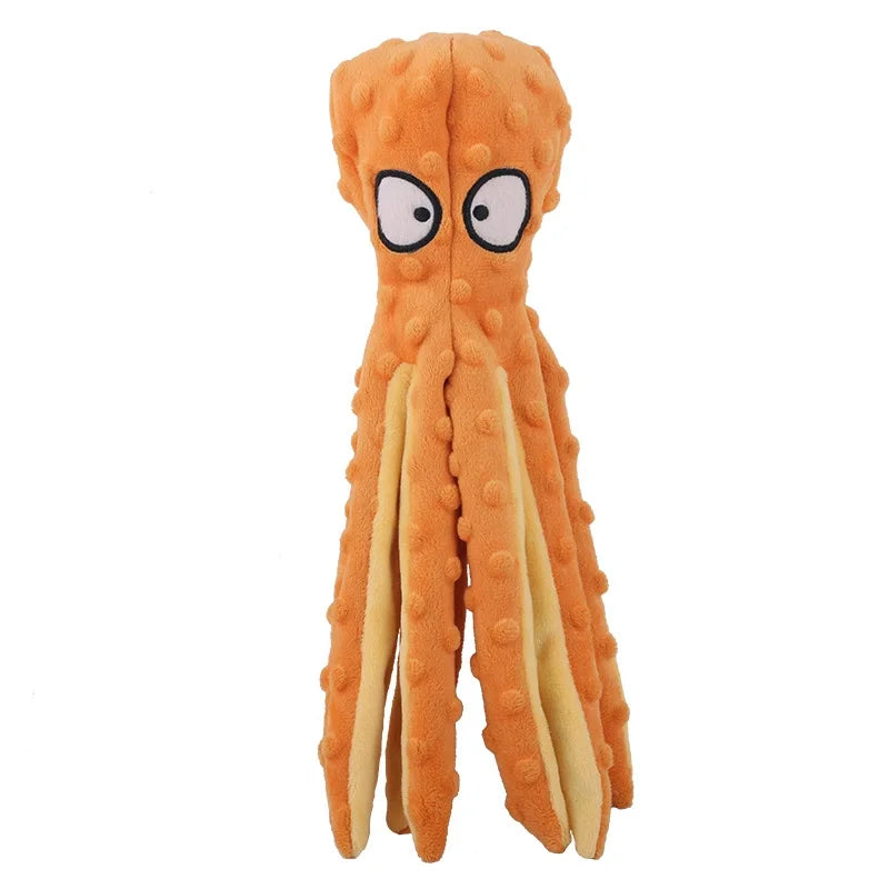 Soft Plush Dog Squeaky Toy Bite Resistant Molar Chew Doll Interactive Sound Pet Toy Puppy Anxiety Relief Boredom Relief Companio