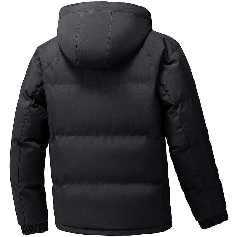 Men's Jacket Stand Collar Mens Parka Winter New Down Jacket Fleece Warm Jackets Men Business Leisure Coat Baseball Coats 8891