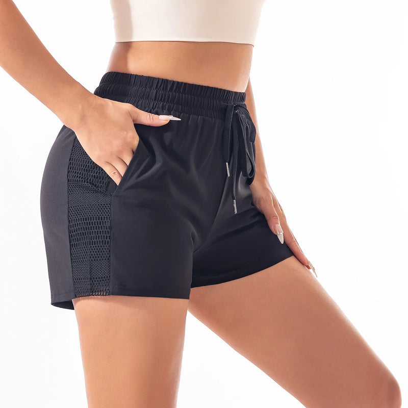 Women's 2-In-1 Anti-Exposure 3-Inch Yoga Shorts - Summer High-Waisted Quick-Drying Gym Shorts