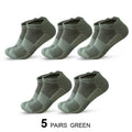 5 Pairs Ankle Running Socks Men Mesh Breathable Short | SAMAG