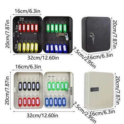 20 Key Hooks Combination Cabinet Wall Mounted Key/Code Lock Locking Organizer Easy Installation Space Saving | SAMAG