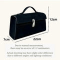 SAVETTE Brand 2025 New The Symmetry Pochette Genuine Leather Tote Women's Simple Handbag Small Square Row Bag Rectangular Bags