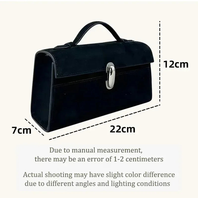 SAVETTE Brand 2025 New The Symmetry Pochette Genuine Leather Tote Women's Simple Handbag Small Square Row Bag Rectangular Bags