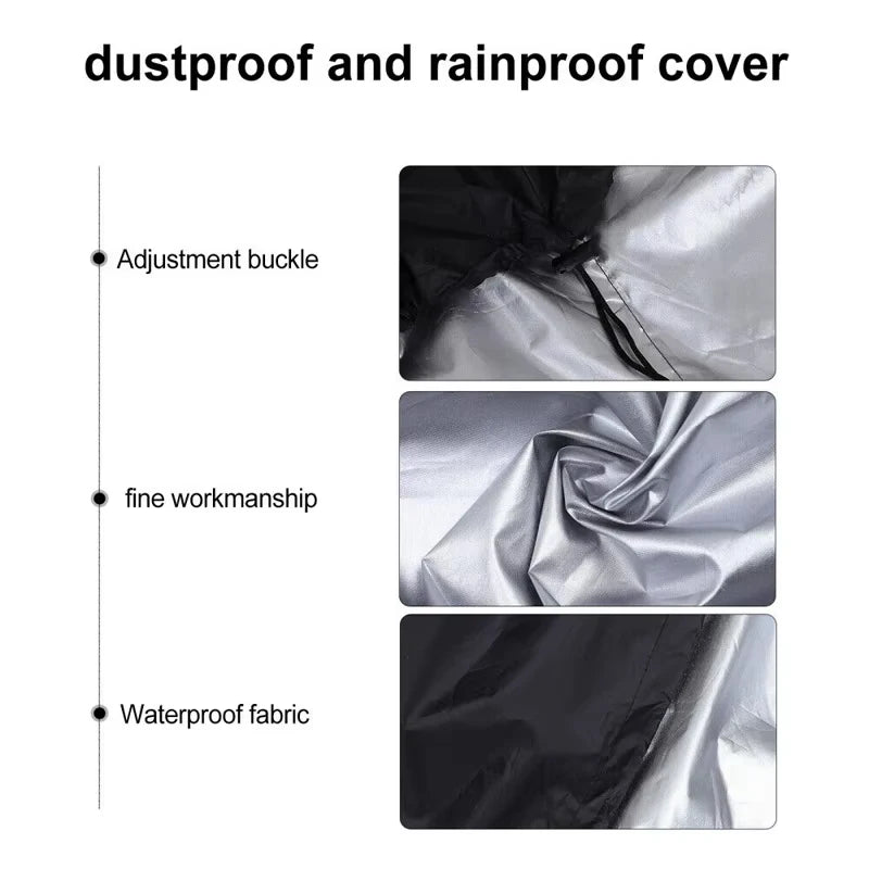 Round Bathtub Cover Outdoor Anti-Uv Spa Hot Tub Dust Cover Foldable Sunscreen Dustproof Waterproof Covers Swimming Pool Cover