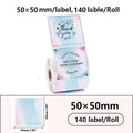 M110 Color Transparent Thermal Adhesive Label Roll, Suit - Visuel 19 | SAMAG