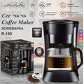 DonlimCM-4291 Tea Maker Coffee Mechanical Teapot Tea Maker Glass Teapot Filter Accessories