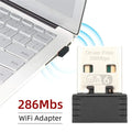 Mini WIFI 6 Adapter 150M/300M Network Card USB Dongle 2.4GHz 802.11AX Signal Reception For PC Laptop - Visuel 3 | SAMAG