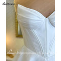 Lakshmigown Classic A Line Soft Satin Wedding Dresses - View 4 | SAMAG