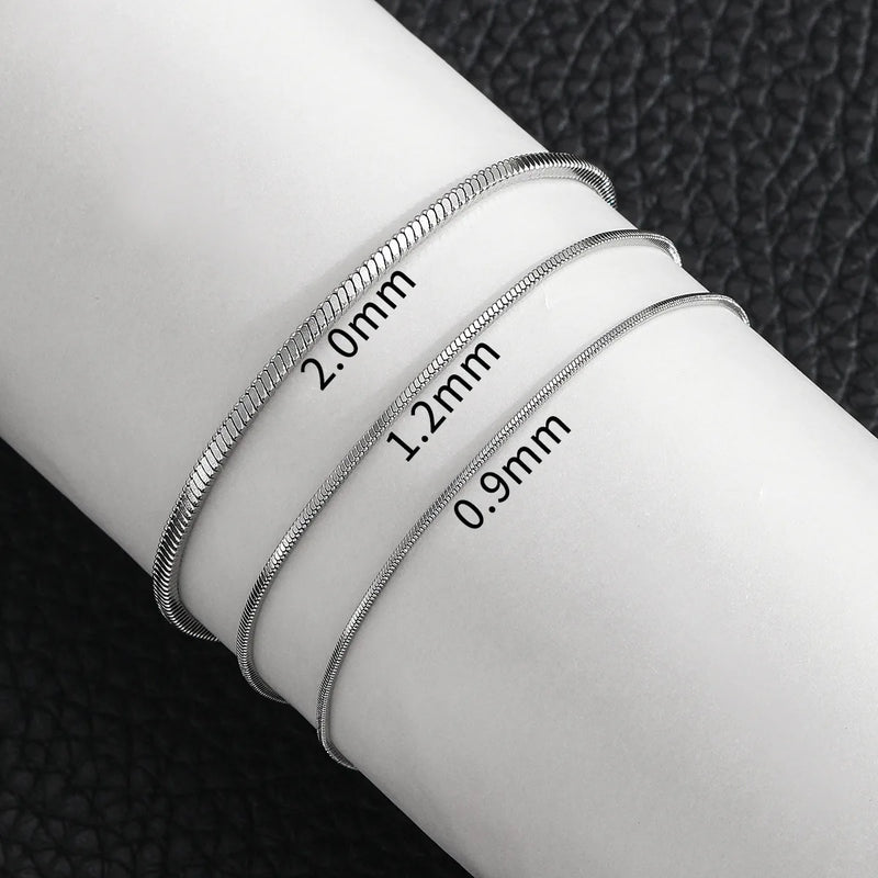 Hip Hop Stainless Steel Snake Bone Chain Bracelet Men Jewelry Trend Basic Chain Bracelet For Women Fashion Party Bracelet