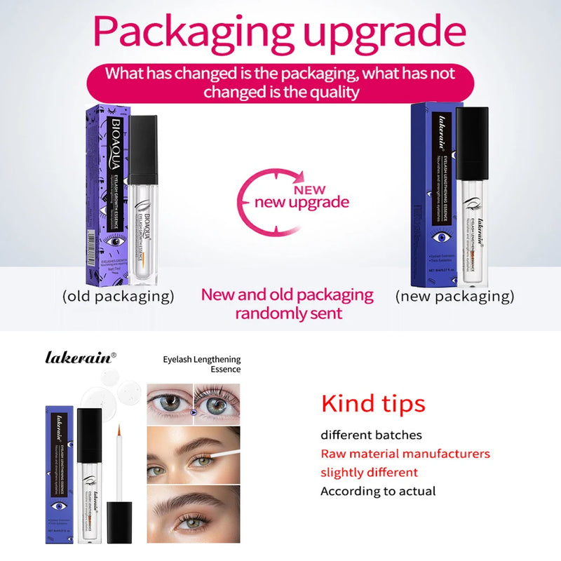 Fast Eyelash Growth Serum Natural Eyelash Eyebrow Enhancer Longer Fuller Thicker Lashes Nourish Treatment Eye Beauty Care Makeup