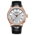 HANBORO Mechanical Alarm Watch Men Automatic Ping Bell Hourly Chime Luxury 100M Waterproof Sapphire Steel Business Unique