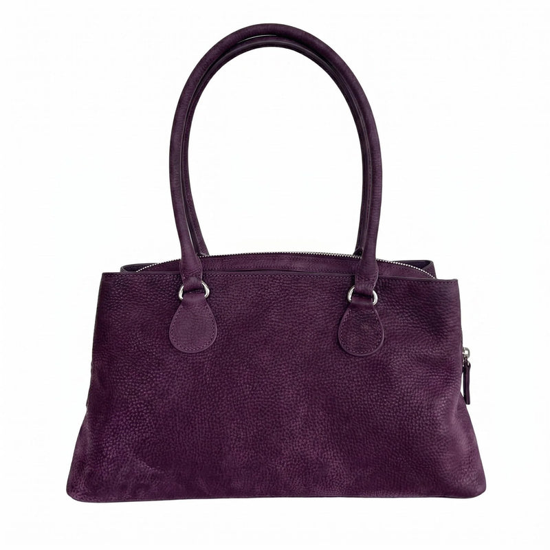 Women First Layer Cowhide Boston Bag Daily Commute Shoulder Bag For Work Casual Daily Outfit
