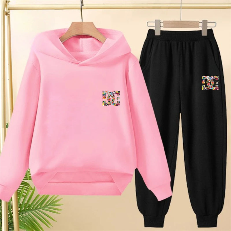 Children's hoodie 3-12 years girls pink boy black | SAMAG