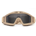 Outdoor Tactical Glasses Desert Locust Military Fan | SAMAG