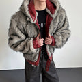 LUZHEN 2025 Winter New Original High Quality Faux Fur Liner Warm Parka Jacket Men's Fashion Handsome Leather Padded Coat JY5697