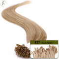 TESS U Tip Fusion Hair Extensions Microlink Keratin Hair Extensions 1g/pc Human Hair Capsules Pre Bonded Natural Hair Extensions