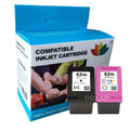 Refillable 62XL Ink Cartridge for Compatible HP ENVY 5540 5541 5542 5543 5544 5545 5546 5547 5548 All-in-One Printer