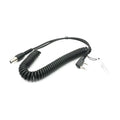 Coiled Headset Cable Rugged Radio Accessories K-Plug PTT Mic Speaker Spring Cable for Kenwood/Baofeng/RH5R/RDH/HYT/Relm