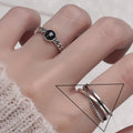 VENTFILLE 925 Sterling Silver Geometric Multilayer Round Bead Ring Female Fashion Punk Temperament - Visuel 15 | SAMAG