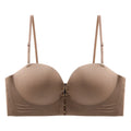 FINETOO Front Closure Sexy Push Up Bra Women Invisible Bras Underwear Lingerie For Female Brassiere Strapless Seamless Bralette