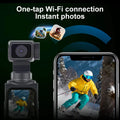 ANSVICAM 4K Wifi Pocket Vlogging Camera 330° Auto Rotatable Touch Screen Sports DV Bodycam Face Tracking Portable Action Cameras