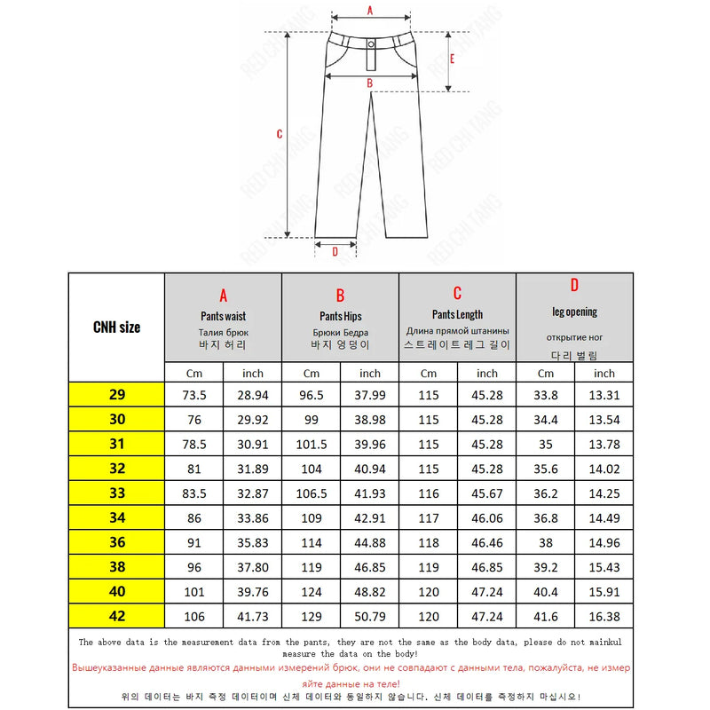 Big Tall Clothes Men's Jeans Extral Long Leg Length | SAMAG