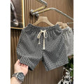 Men's Clothing Print Plaid Shorts Summer Stylish Straight | SAMAG