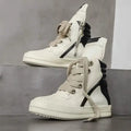 High-top Long Boots, Men's Autumn and Winter Shoes, High Street Niche Retro Motorcycle Versatile Sports Casual Sneakers