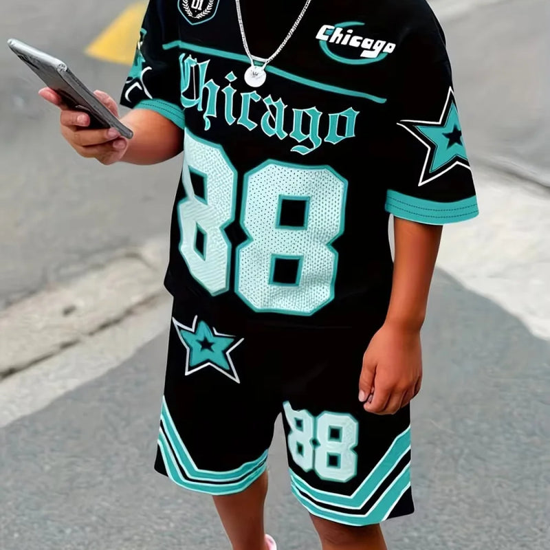 Kids Clothes Boys Soccer Outfit - Black & Yellow Football - View 19 | SAMAG