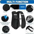 Running Hydration Vest for Women and Men, Water-Resistant, Breathable, Backpack for Runs, Hiking, Cycling, Trails, Marathons
