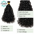Bulk Hair For Braiding Human Hair Loose Wave Braids Hair Double Drawn Full End Bulk Human Hair Extensions 1/2/3Bundles No Weft