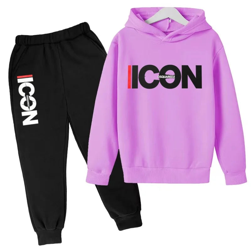 Children's Hooded Sweatshirt with Letters - 3-13 Years | SAMAG