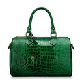 2025 New Crocodile Pattern Leather Women Handbags Boston Genuine Leather Cross-Body Bag Shoulder Messenger Bags