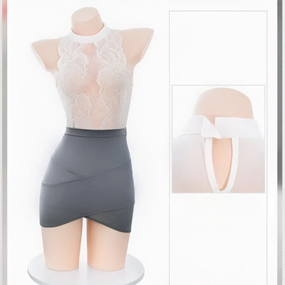 Ladies sexy lingerie; stewardess outfit; secretary lace | SAMAG