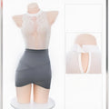 Ladies sexy lingerie; stewardess outfit; secretary lace outfit; uniform set; professional outfit; role-playing.
