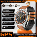 2026 New Military Smart Watch Men Built-in GPS 530mah Bluetooth Call 3ATM Waterproof Barometric Altimeter Sports Smart Watches