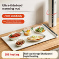 Foldable Electric Food Warming Tray, Portable Smart Heating Mat with 3 Temperature Modes, Fast Constant Temperature Food Warmer