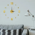 Luminous Digital Clock DIY Stereoscopic Wall Clock Silent Clock Living Room Bedroom Wall Clock Home Decorations
