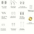 900pcs 1set Jewelry Making Starter Kit Findings DIY Beads Plier Tools Set  Repair Tool Set Suitable For Adults And Beginners