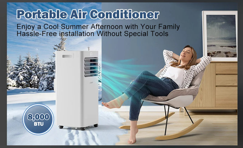 New Mobile Standing Home Small Smart Wifi AC Unit Air Conditioner Portable Airconditioner Mobile Air Conditioner
