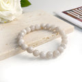 Natural Stone Beads Bracelet For Women Men Agate Crystal Quartzs Aquamarines Jades Jewelry Agates Elastic Bangle Bracelets 6 8mm