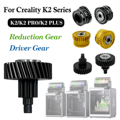 For Creality K2 Pro/Plus Helical Extruder Gear All-Metal | SAMAG