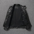 2025 New Leather Jacket Top Layer 100% Cowhide Leather Clothes Men's Stand Collar Motorcycle Clothes  Autumn Winter Plus Size
