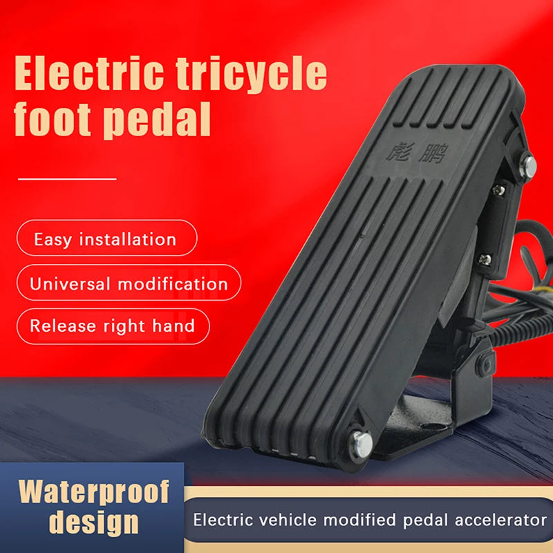 Electric Vehicle Accessories Electric Tricycle Foot Pedal Accelerator Four Wheel Sightseeing Car Foot Pedal Speed Controller