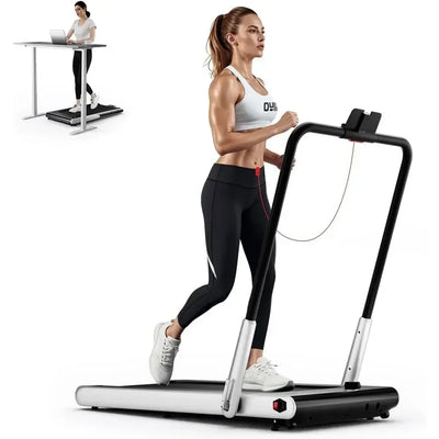 Under Desk 3HP Treadmill, 340lbs Capacity, LED Display | SAMAG
