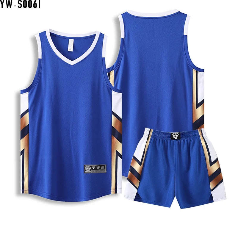 Basketball Jersey Adult Customize Quick-drying Training Uniform Shirt Sportswear Tracksuit Sport Suit Clothes Men Team Outfit