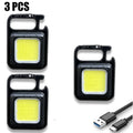 Mini LED Flashlight Keychain Light Multifunctional Portable COB Camping Flashlights USB Charging Work Lights fishing Lanterna